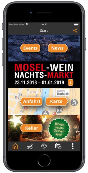 Die Mosel-Wein-Nachts-Markt-App - © Celloon